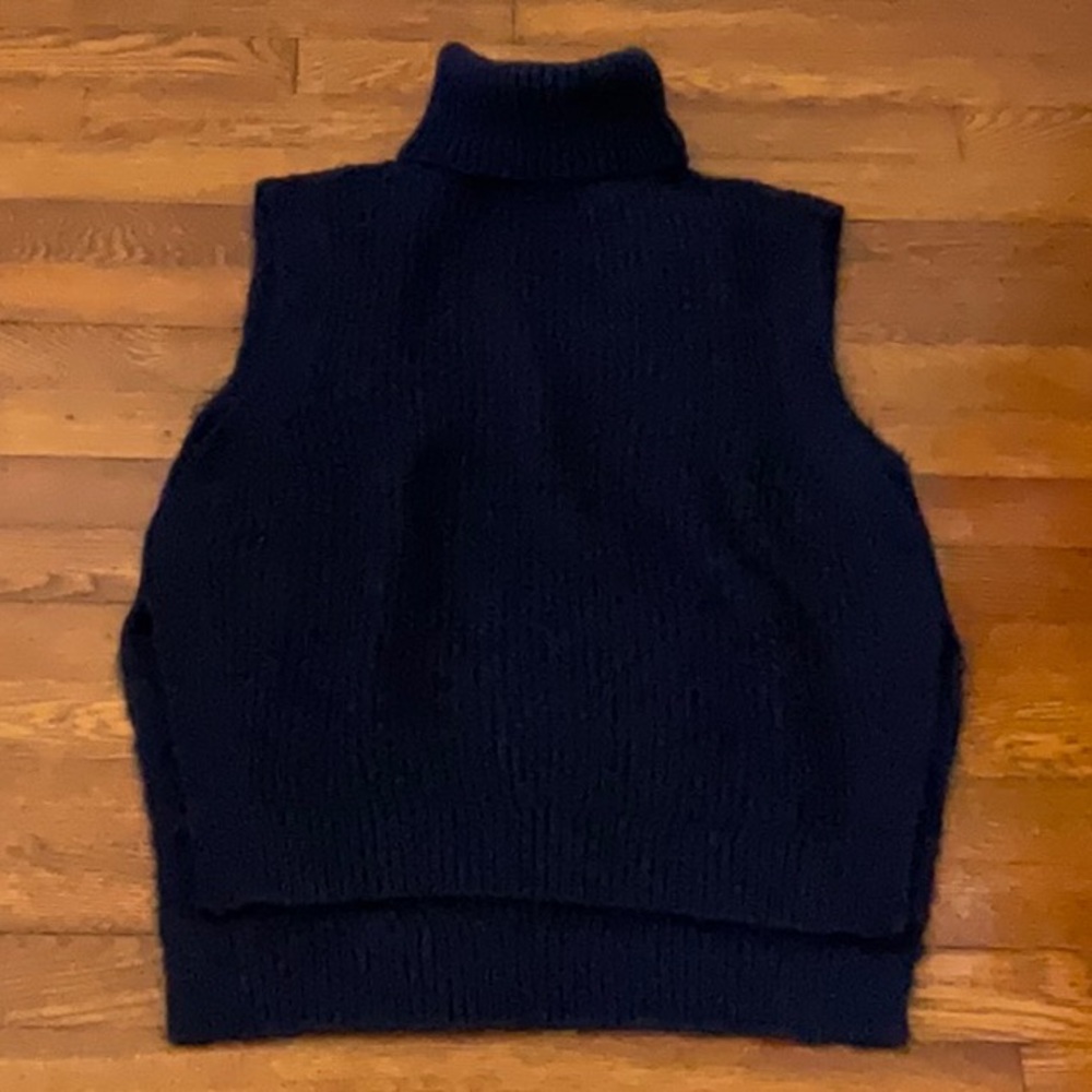 Mango turtleneck knitted vest